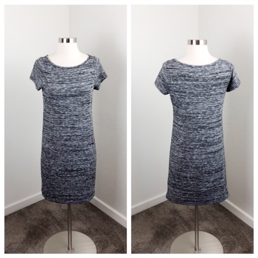 Ann Taylor Loft marble knit sweater dress